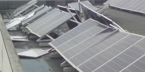 Photovoltaikversicherung Sturmschaden